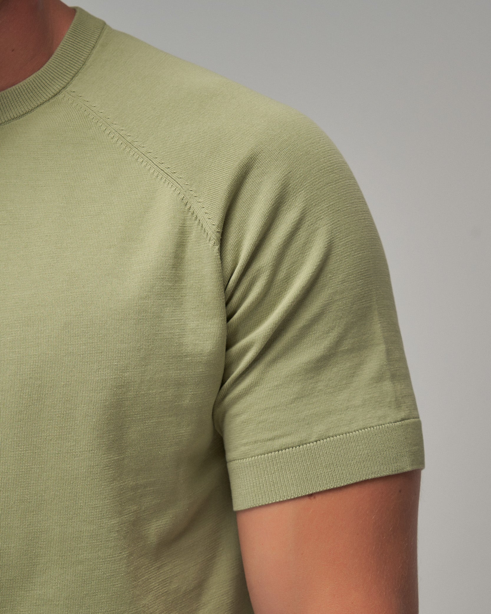 Raglan Sleeve T-Shirt - Sage - Brent Wilson