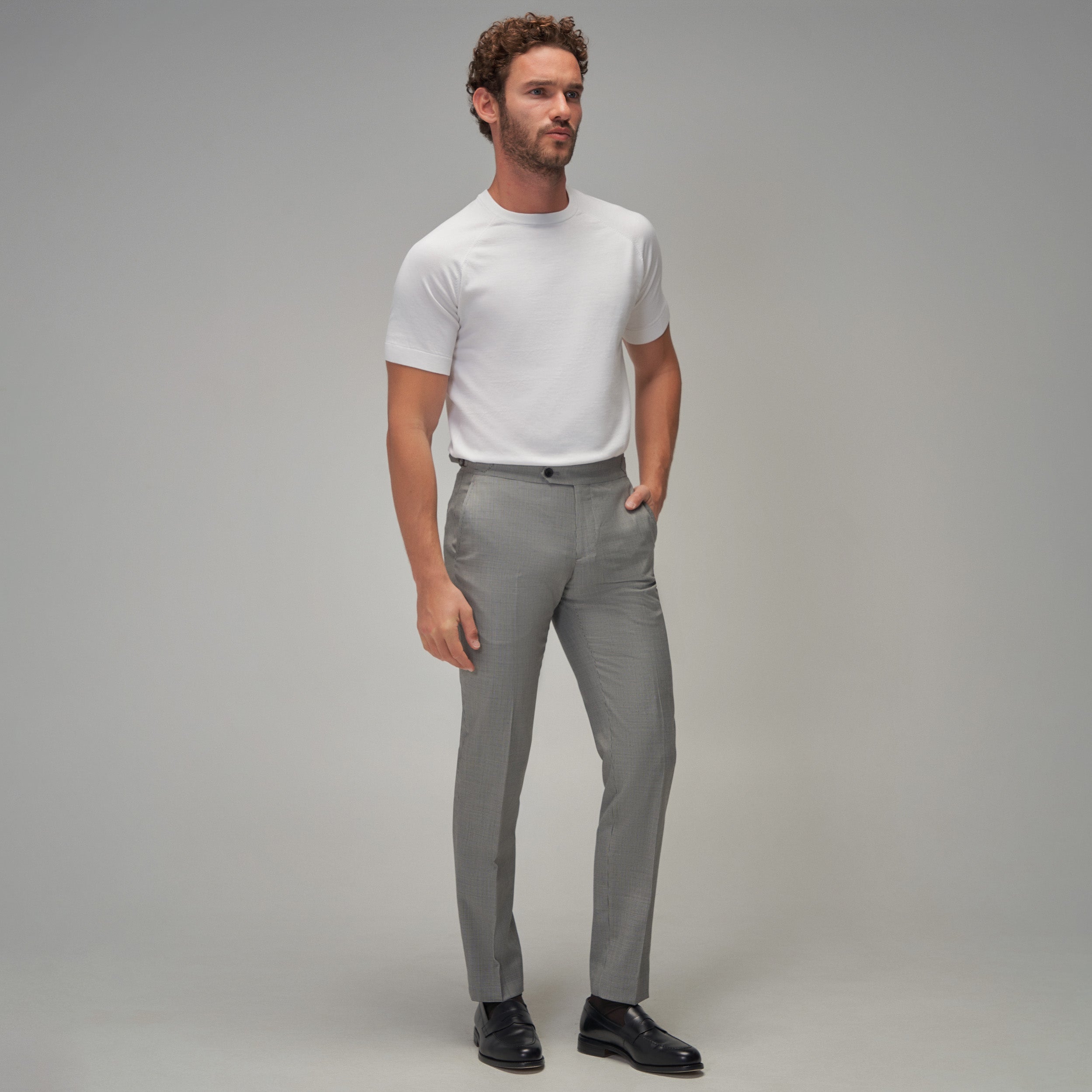 Raglan Sleeve T-Shirt - White - Brent Wilson
